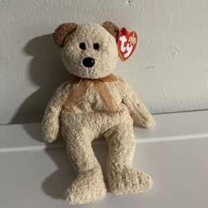 TY Beanie Baby - HUGGY the Bear (8 inch) - MWMTs Stuffed Animal Toy